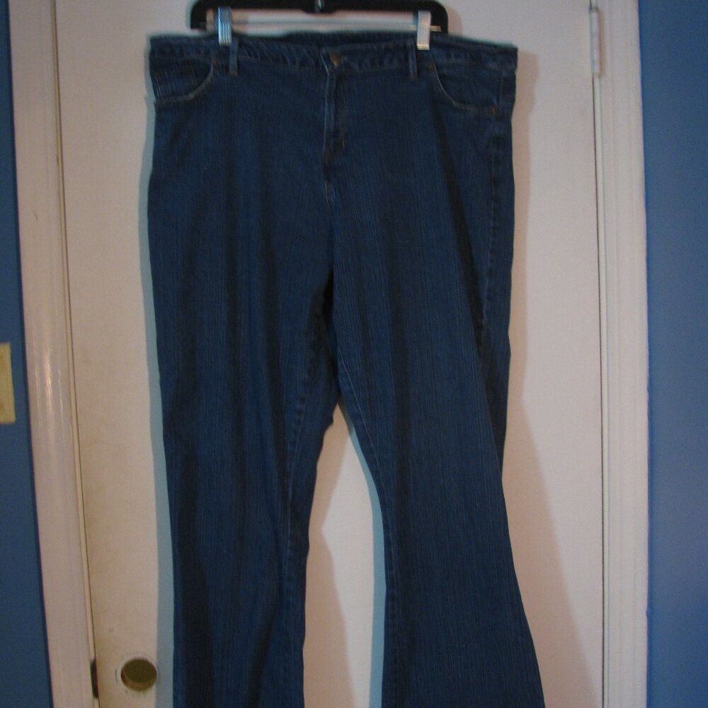 As Hro Jeans Size 24 Flare Leg Stretch Blue Jean Denim Jean Plus Size